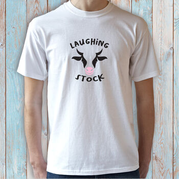Laughing Stock Graphic Design T Shirt, 2 of 9