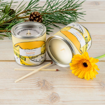 Sunshine Honeysuckle Candle Tin, 4 of 4