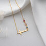 'My Faith, My Family' Birthstone Cross Necklace, thumbnail 7 of 10