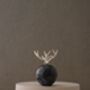 Handmade White Marble Brass Trinket Box, thumbnail 2 of 3