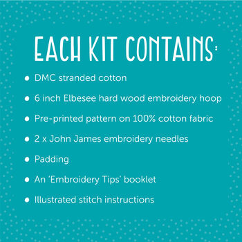 Cats Embroidery Kit, 7 of 7
