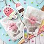 Illustrated Ice Lollies Gift Tags, Large, thumbnail 1 of 10