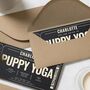 Personalised Puppy Yoga Gift Voucher, thumbnail 7 of 9
