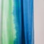 100% Mulberry Silk Scarf, Ombre Blue Green White, thumbnail 2 of 5