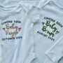 Personalised Embroidered Baby Vest 2024, thumbnail 3 of 4