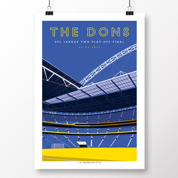 Wimbledon The Dons Wembley Poster, 2 of 6