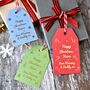 Personalised Gold Foiled Festive Pack Of Gift Tags, thumbnail 5 of 6