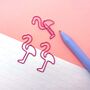 Flamingo Paper Clips, thumbnail 2 of 2
