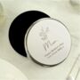 Personalised Floral Round Trinket Box, thumbnail 1 of 5