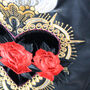 Custom Leather Embroidered Jacket Atomical Heart, thumbnail 7 of 11