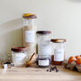 Acacia Wood Storage Jar With Personalised Label, thumbnail 1 of 12
