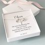 Personalised Sterling Silver Christening Necklace, thumbnail 2 of 5