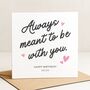 Personalised With You Birthday Card For Wife Or Girlfriend, thumbnail 1 of 8