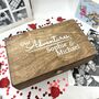 Personalised Our Adventures Wooden Keepsake Box, thumbnail 8 of 11