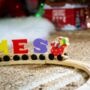 Personalised Christmas Santa And Reindeer Train, thumbnail 3 of 3