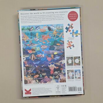 Around The World In 50 Fish 1000 Piece Jigsaw Puzzle, 3 of 3