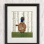 Pheasant Shooting Three Art Print Framed Or Unframed, thumbnail 5 of 6