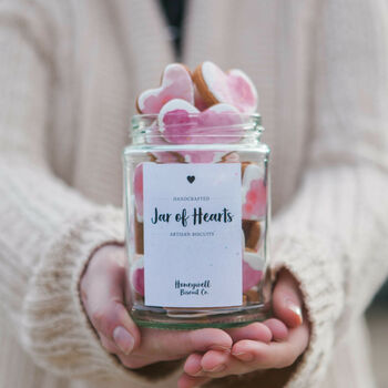 Jar Of Iced Heart Biscuits, 2 of 4