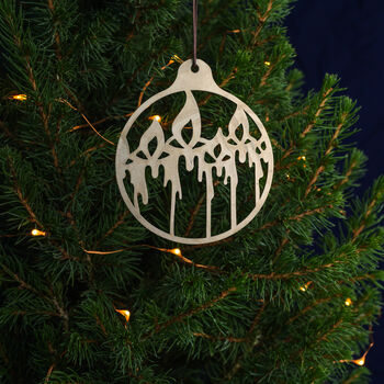 Handmade Brass Christmas Tree Decorations – The Joyful Traditions Collection, 3 of 11