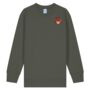 Childrens Organic Cotton Hedgehog Sweatshirt, thumbnail 9 of 11