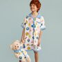 Sicily Boys Pyjama Set With Matching Teddy Bear, thumbnail 5 of 6