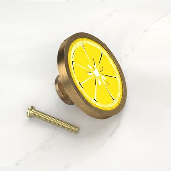 Citrus Summer Fruit Slice Cupboard Cabinet Knobs, 8 of 9