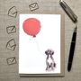 Personalised Schnoodle Dog Birthday Card, thumbnail 1 of 4