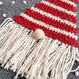 Christmas Gonk Blanket Intermediate Knitting Kit, thumbnail 8 of 9