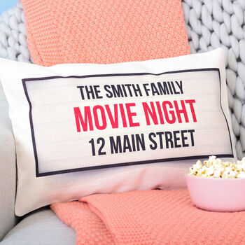 Personalised Movies With Mum Cushion For The Home, 4 of 4