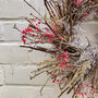 Dried Flower Wreath With Branches, thumbnail 4 of 6