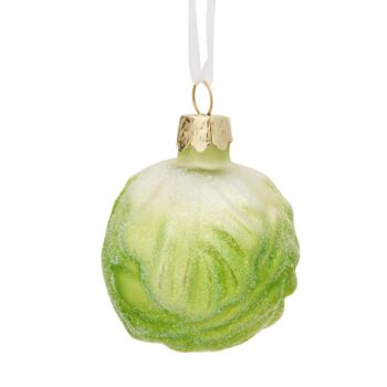Personalised Brussel Sprout Vegeta Bauble, 4 of 4