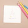Personalised Pink Initial 'Make A Wish' Birthday Card, thumbnail 1 of 6