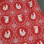 Girls Red Handmade Christmas Dress, thumbnail 3 of 3