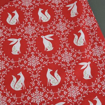 Girls Red Handmade Christmas Dress, 3 of 3