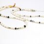 Simple Pearl And Gemstone Beaded Necklace, thumbnail 12 of 12