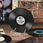 Number One 'Now Playing' Vinyl Record Acrylic Stand, thumbnail 1 of 4