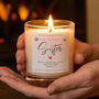 Personalised Wonderful Sister Christmas Scented Candle, thumbnail 1 of 9
