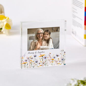 Gift For Nanny Personalised Acrylic Photo Plaque, 4 of 4