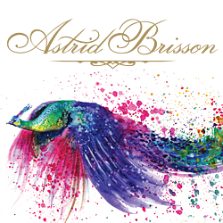 Astrid Brisson Watercolour Peacock