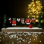 Santa's Washing Line Block Christmas Decoration, thumbnail 1 of 3