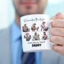Funny Illustration Personalised Dad Mug From Son, thumbnail 3 of 7