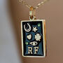 Love And Luck Bespoke Birthstone And Initial Necklace, thumbnail 2 of 11