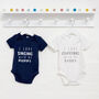 I Love …With My Mummy And Daddy Personalised Babygrows, thumbnail 7 of 9