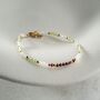 Natural Garnet, Moonstone And Peridot, thumbnail 1 of 8