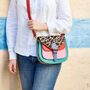 Vaani Multicoloured Saddle Crossbody Bag, thumbnail 7 of 11