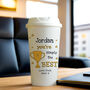 Personalised Simply The Best Travel Mug, thumbnail 2 of 4