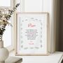 Personalised Christmas Poem For Mum – Heartfelt Verse Gift, thumbnail 3 of 7