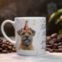 Personalised Border Terrier Birthday Congratulations Party Gift Mug B, thumbnail 1 of 2