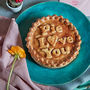 Large 'Pie Love You' Pork Pie, thumbnail 1 of 5