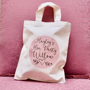 Personalised Hen Party Bag, 8 of 11